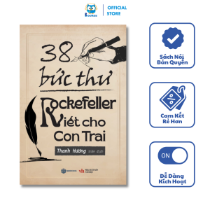 Sách - 38 Bức Thư Rockefeller Viết Cho Con Trai -  Thanh Hương (Biên Dịch) - BOOKAS AUDIO (E - VOUCHER)